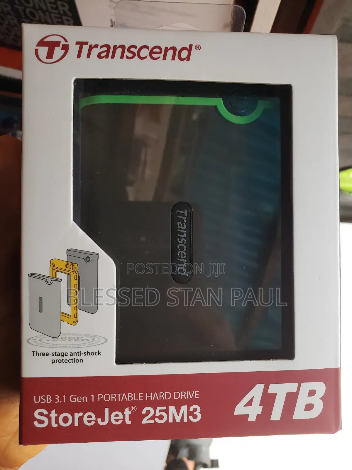 Transcend External Hard Drive 4tb