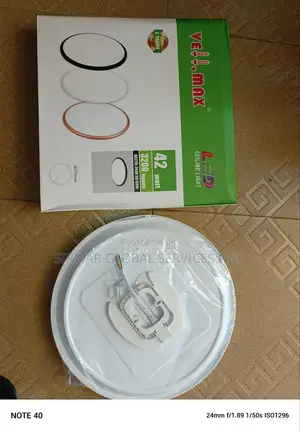 42w Ceiling White Frame