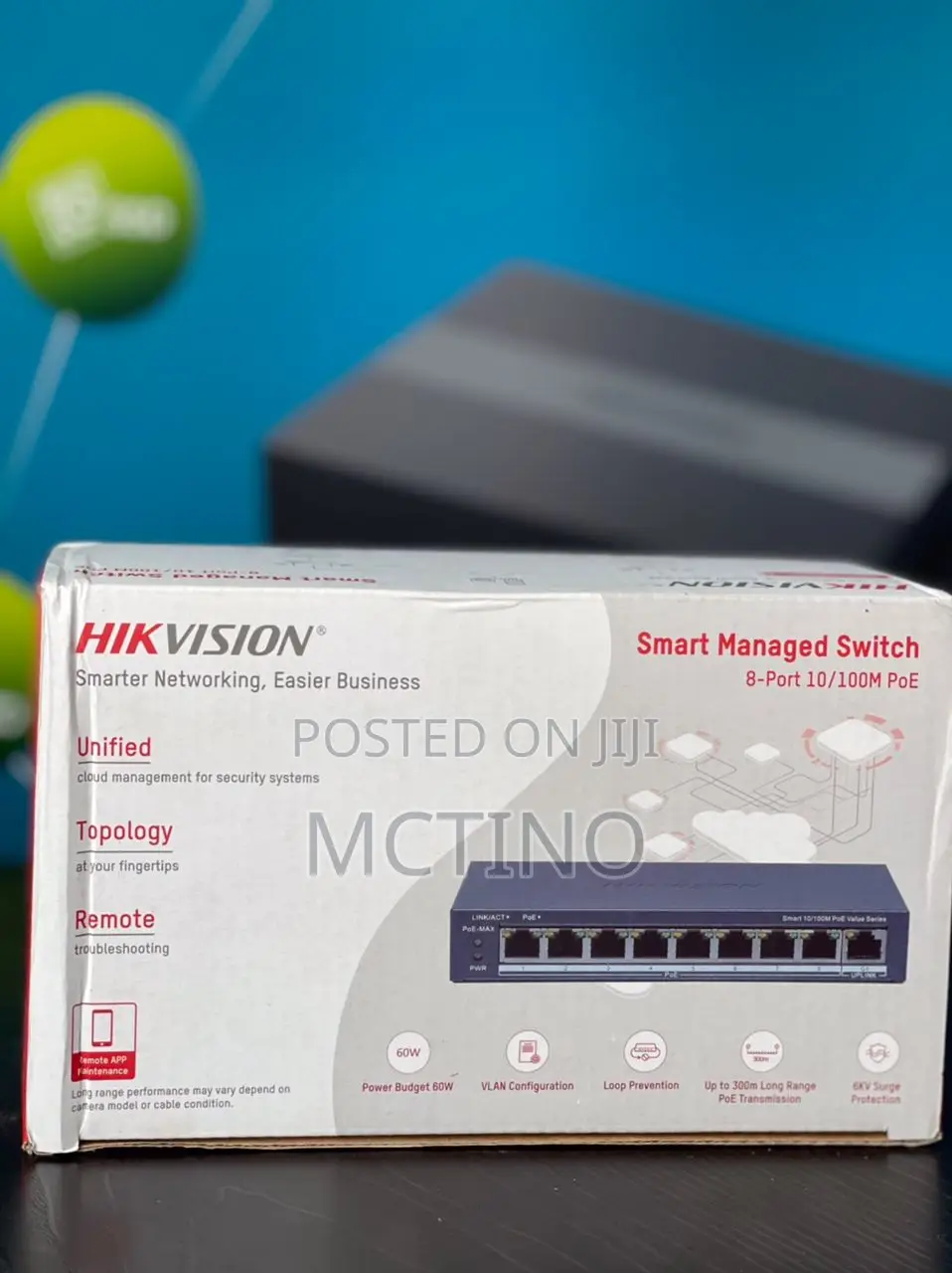 8 Port Fast Ethernet Unmanaged Poe Switch