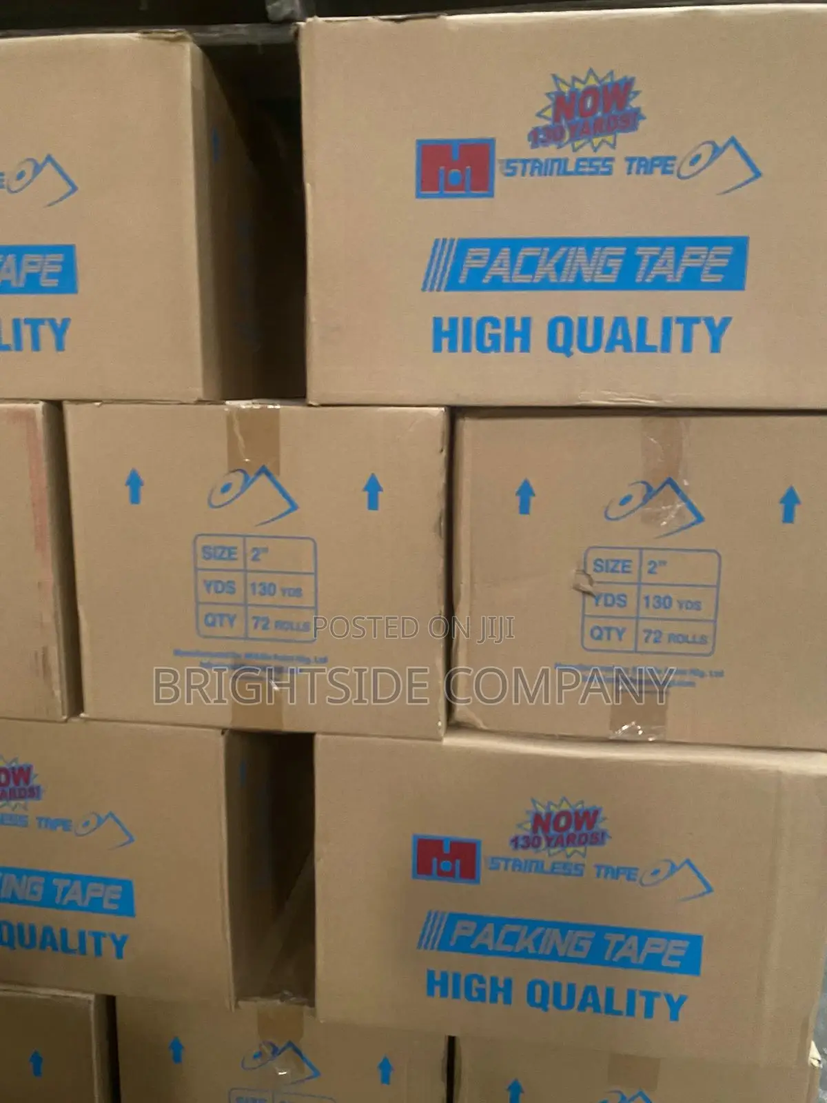 Quality Clear Packing/ Cello Tape Carton/ 72 Rolls/ 130yd