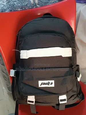 Black Very Light Stock School Bag and Backpack