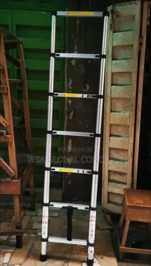 Straight Aluminum Telescopic Ladder 2 M