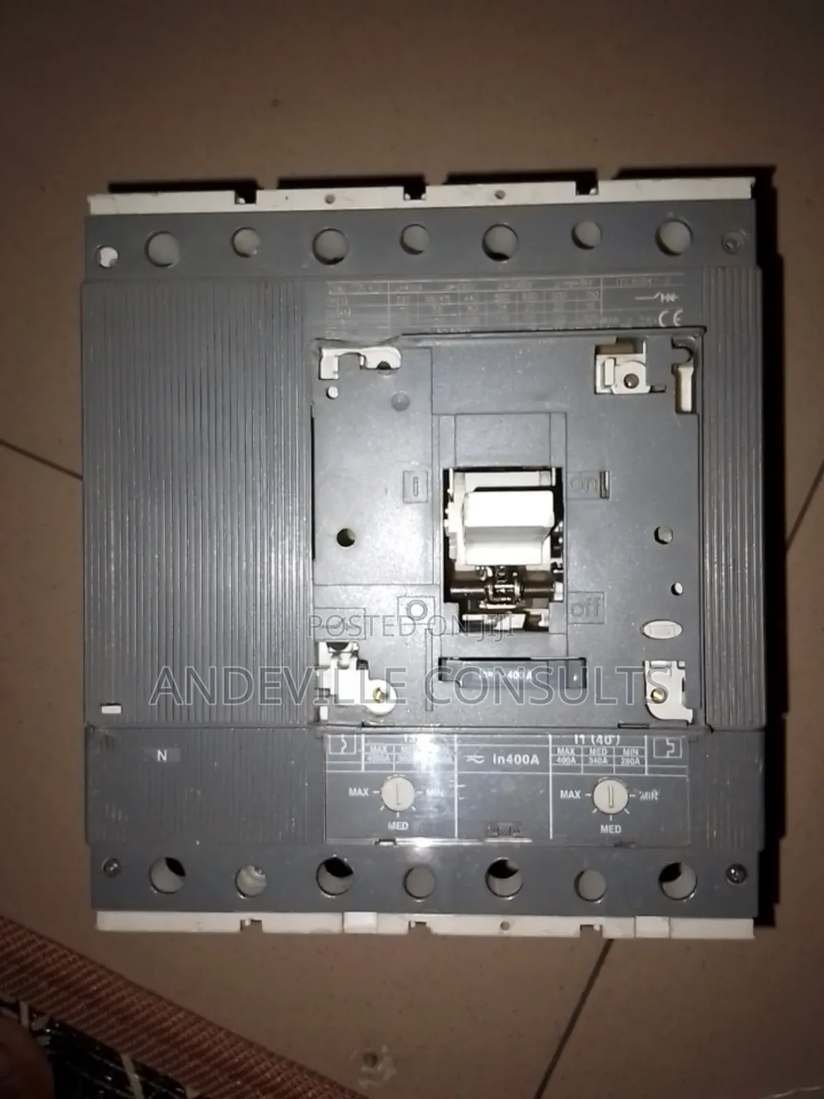 Abb 400a 4pole Circuit Breaker