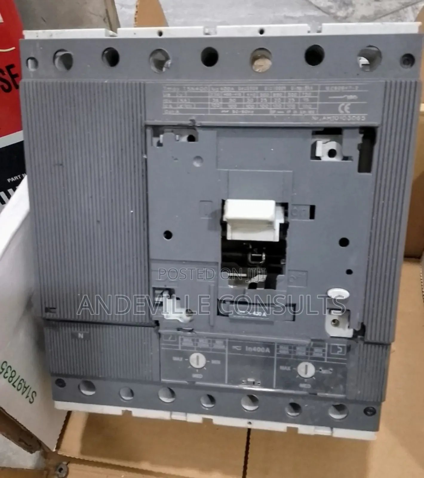 Abb 400a 4pole Circuit Breaker