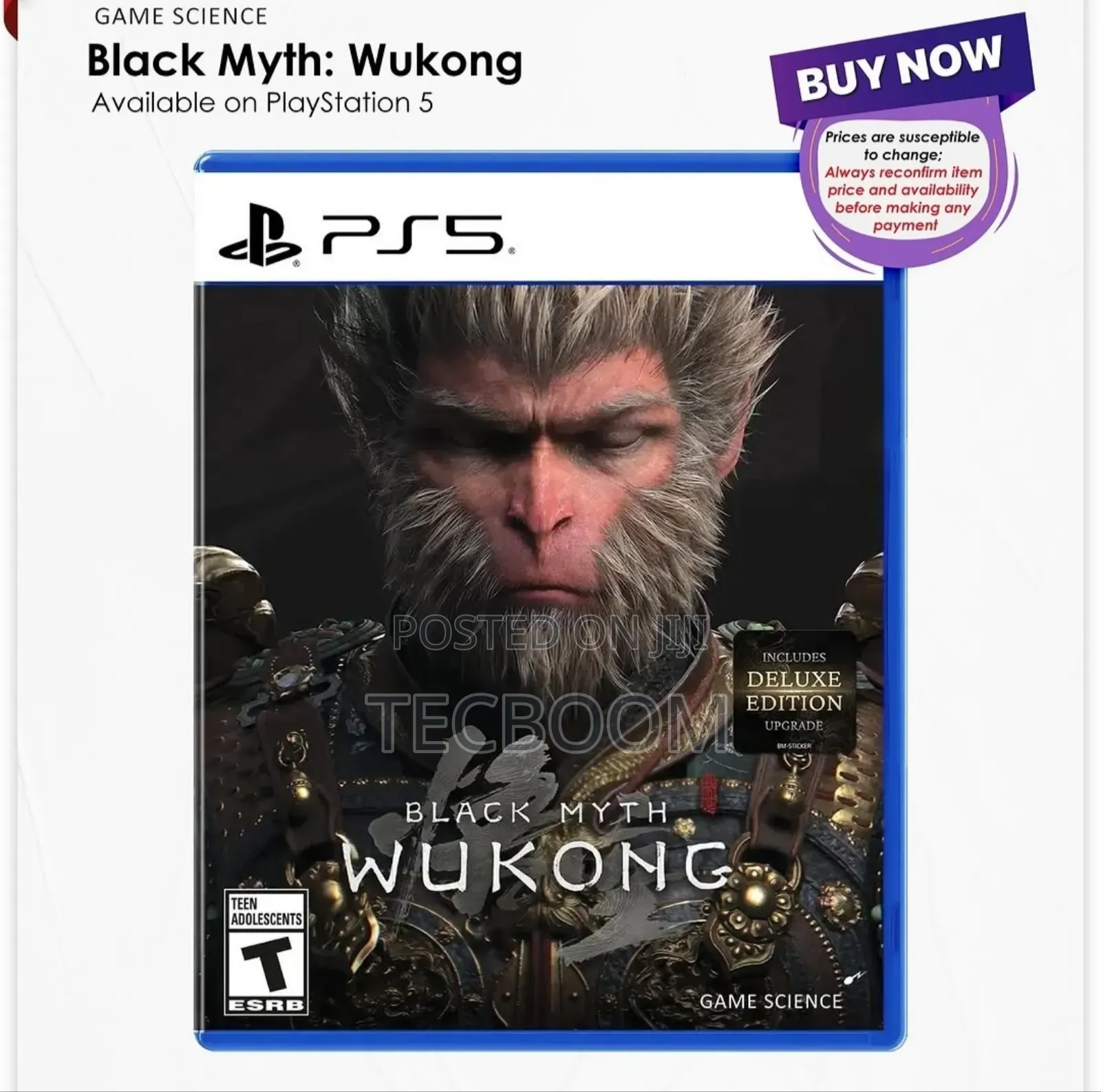 Wukong Black Myth - Ps5 (Game Science)