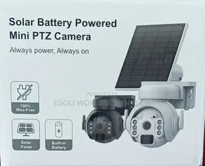 Solar Battery Powered Mini PTZ Camera