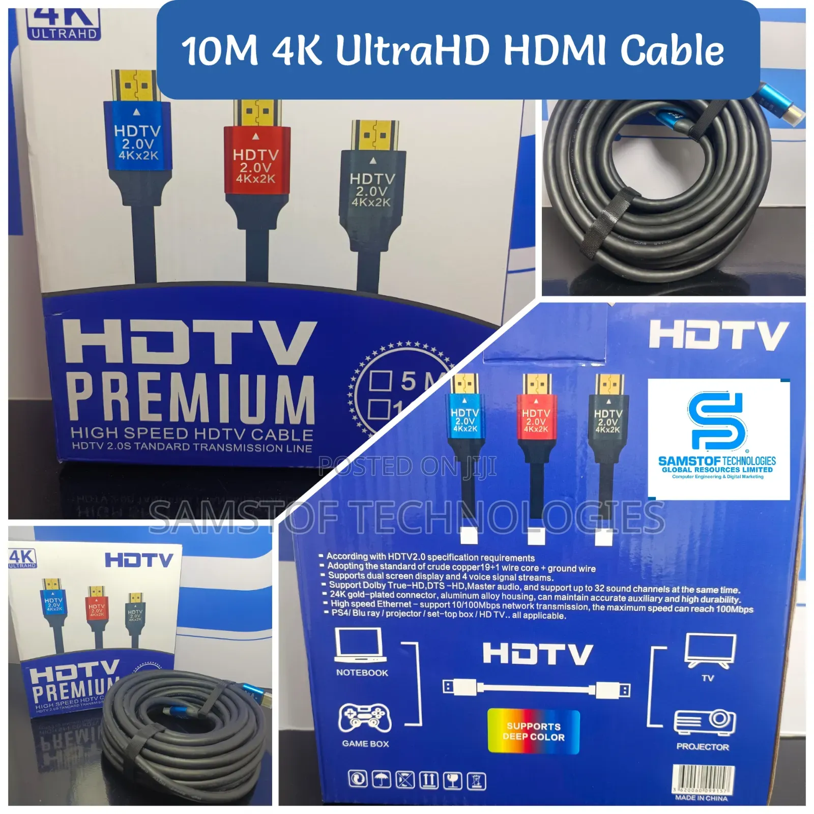 10m Ultrahd Hdmi Premium Cable