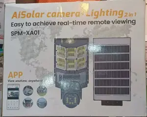 2-in-1 Ai Solar Camera Lighting Solar Power Street Light