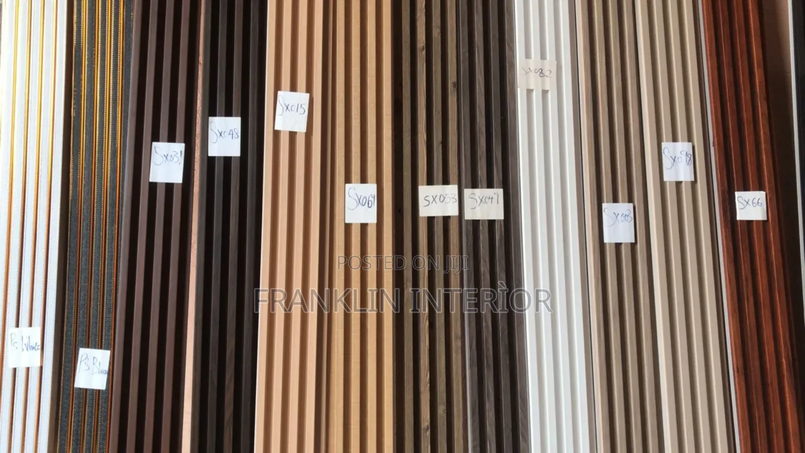Select Your Choice of Fluted Panel
