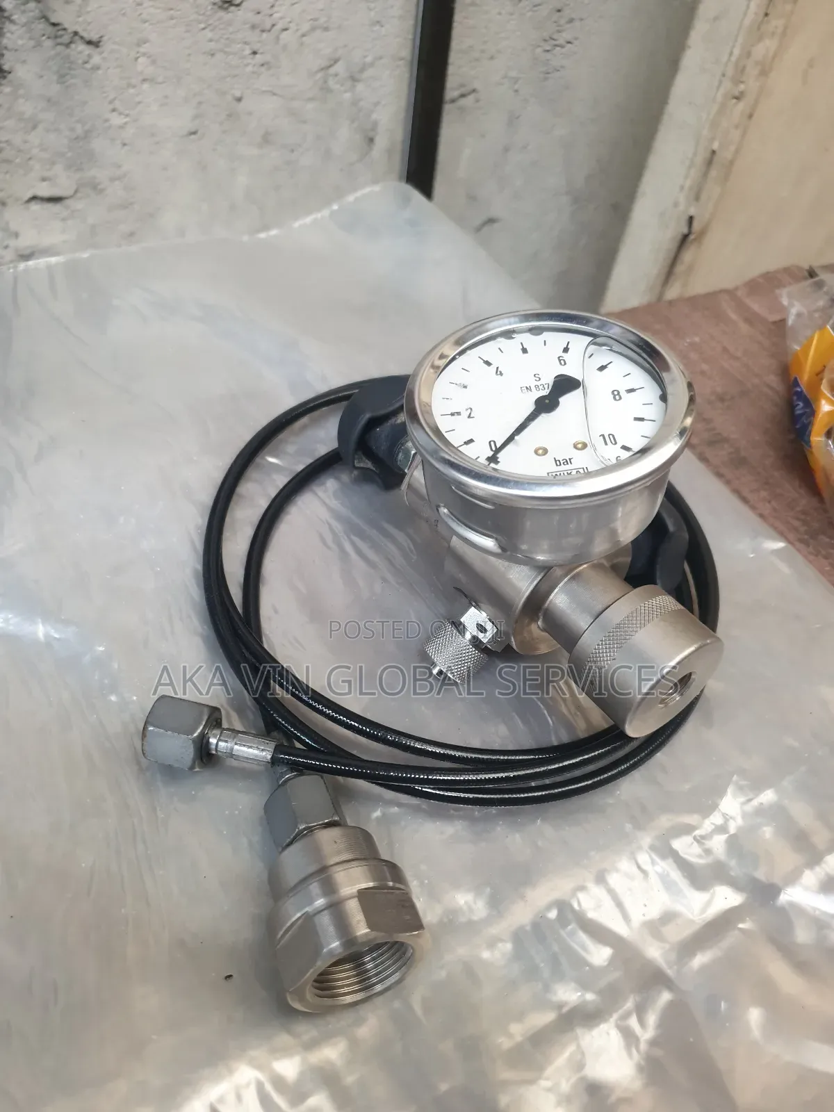 HIDRACAR Charging / Purging Kit Pulsation Dampener