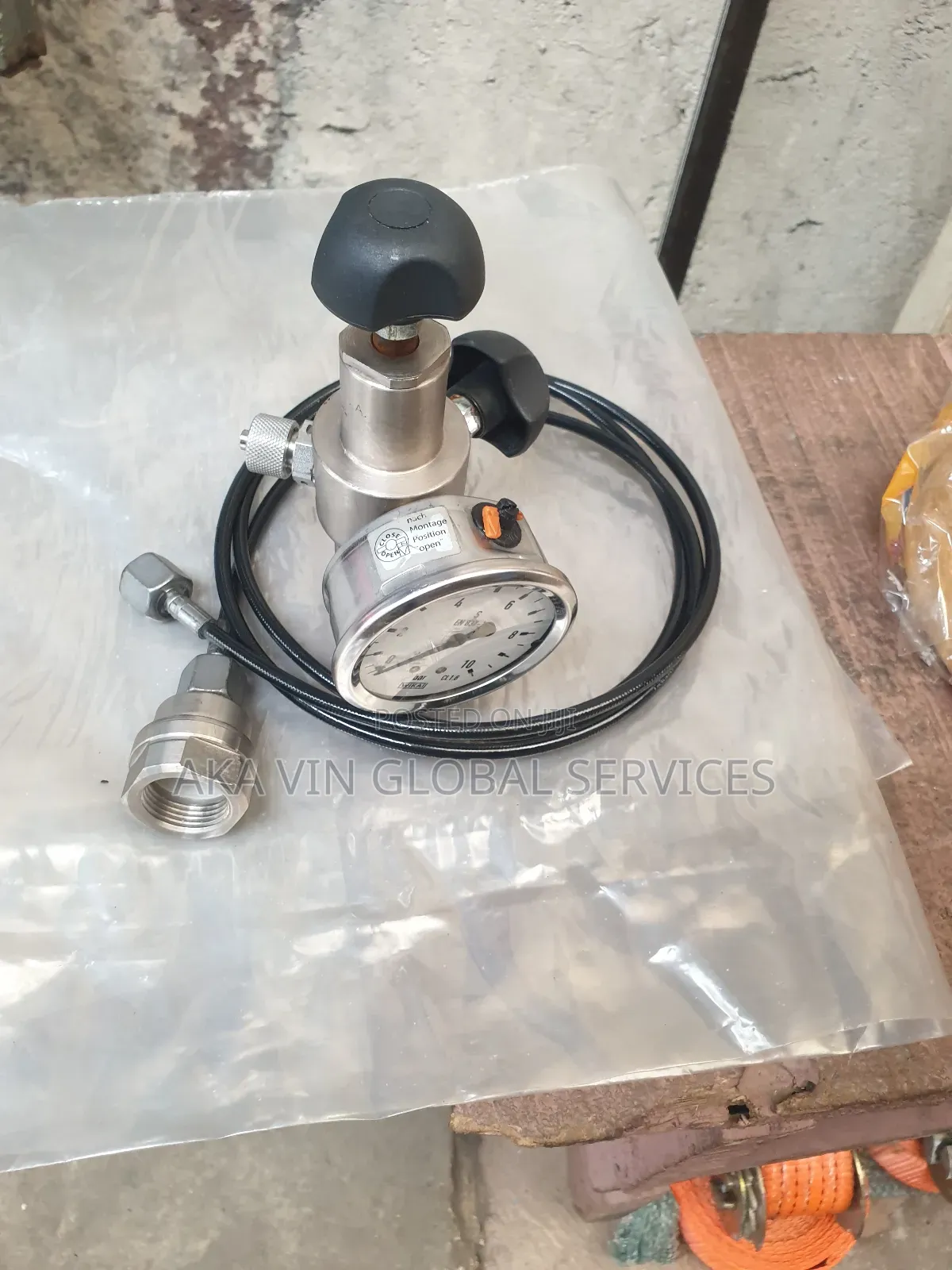 HIDRACAR Charging / Purging Kit Pulsation Dampener