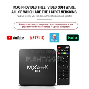 MXQ Pro Android 12 Tv Box 2.4g/5.8g Wifi 5g Quad Core