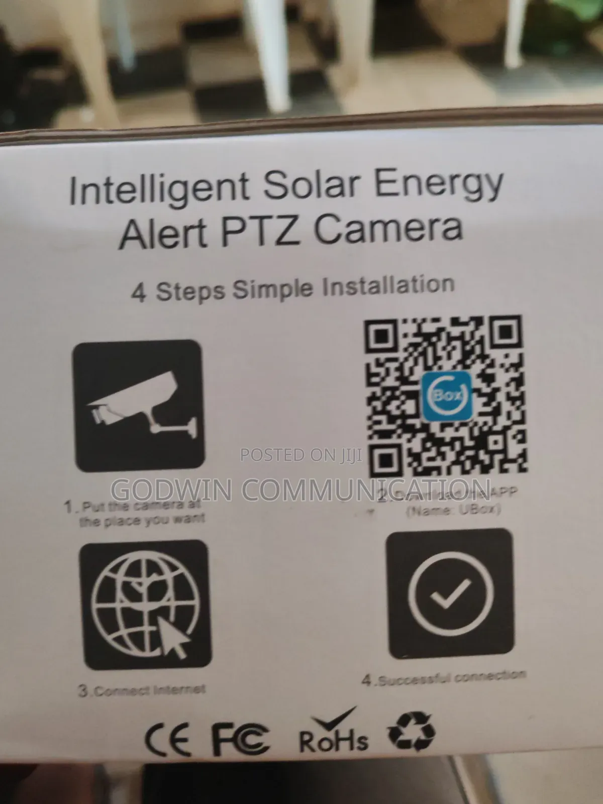 CCTV Solar Camera PTZ 5MP Ultra Hd