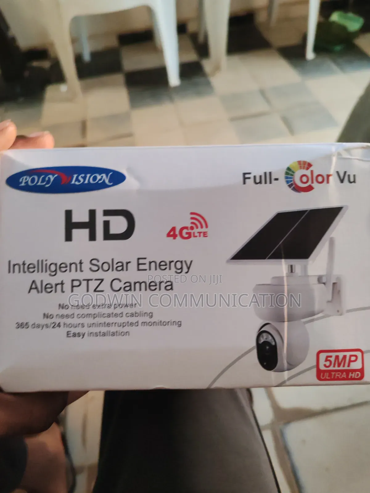 CCTV Solar Camera PTZ 5MP Ultra Hd