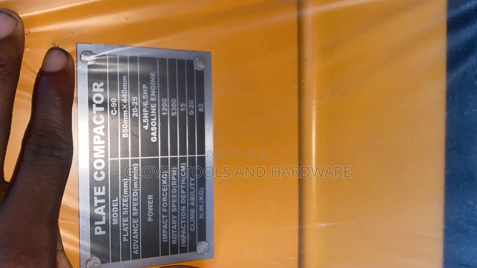 Plate Compactor Machine C90