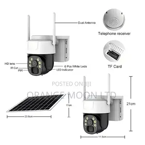 Ubox Solar Network Camera 4g 4mp PTZ Dome Camera