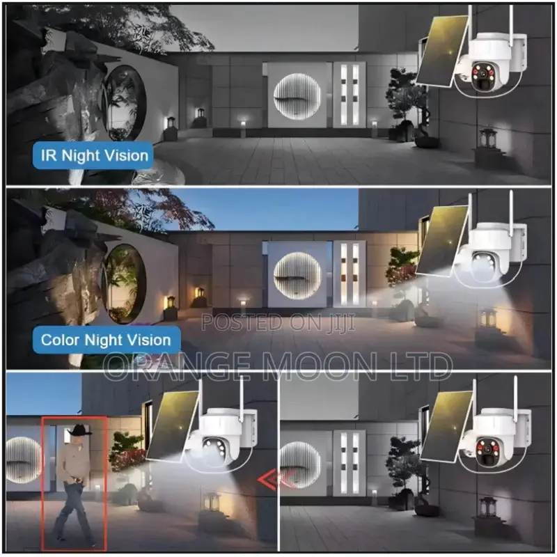 Ubox Solar Network Camera 4g 4mp PTZ Dome Camera