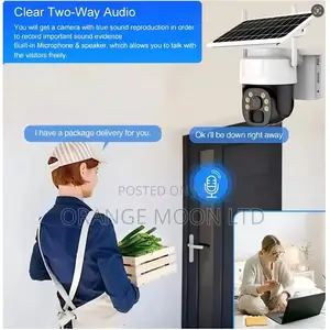 Ubox Solar Network Camera 4g 4mp PTZ Dome Camera