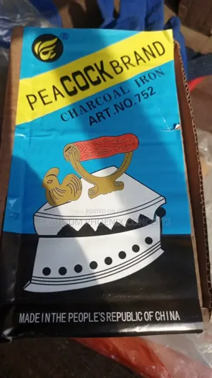 Charcoal Peacock Pressing Iron