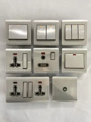Quality Silver Switch and Socket a and B Nax Product