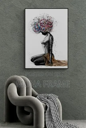 24/36 Abstract Beautiful Lady Wall Artwork