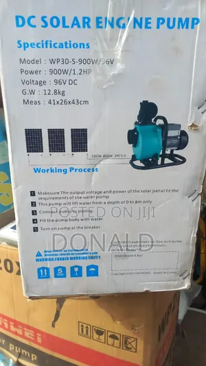 My Home Dc Solar Engine Pump