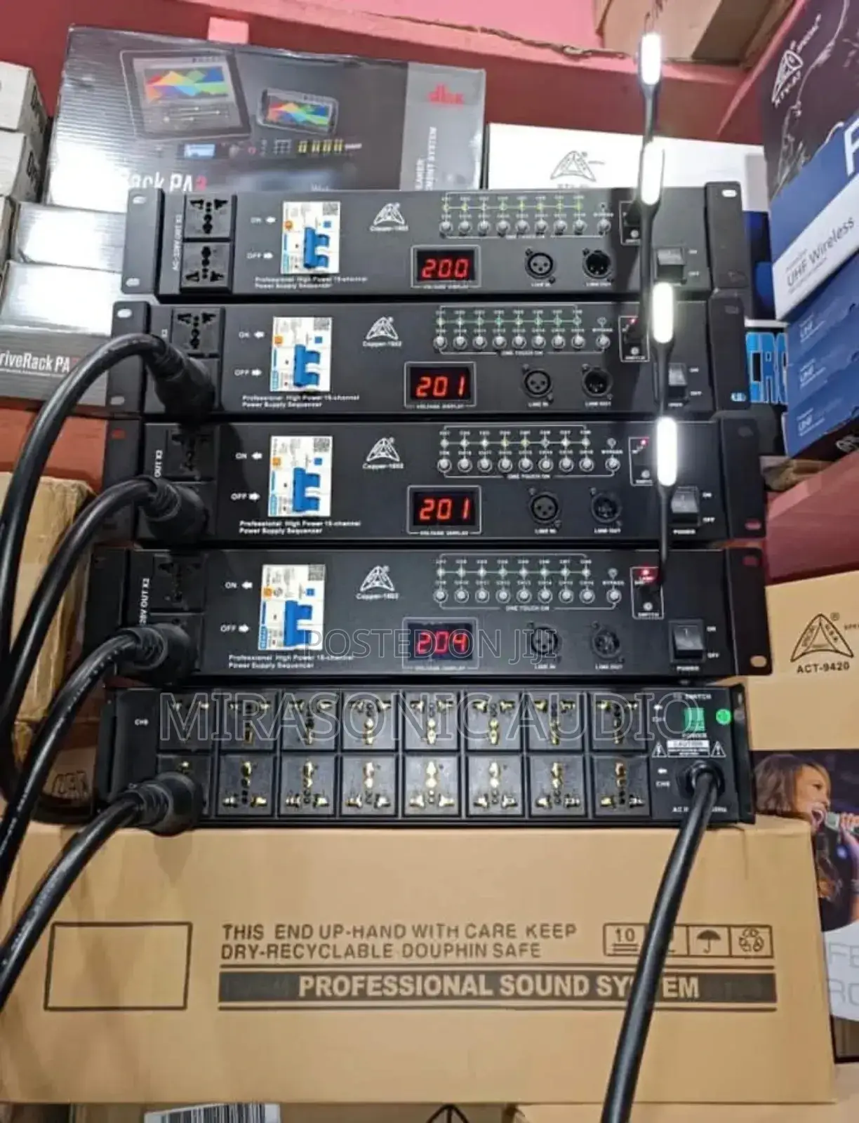 Dbx 8 Inputs Power Sequence Controller - SR-338V