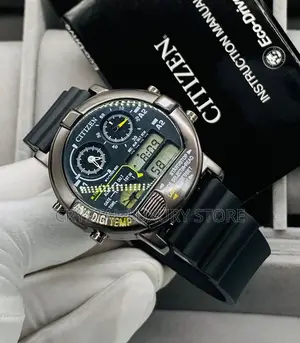 Citizen Quality Men Rubber Strap Wristwatch