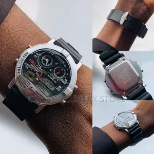 Citizen Quality Men Rubber Strap Wristwatch