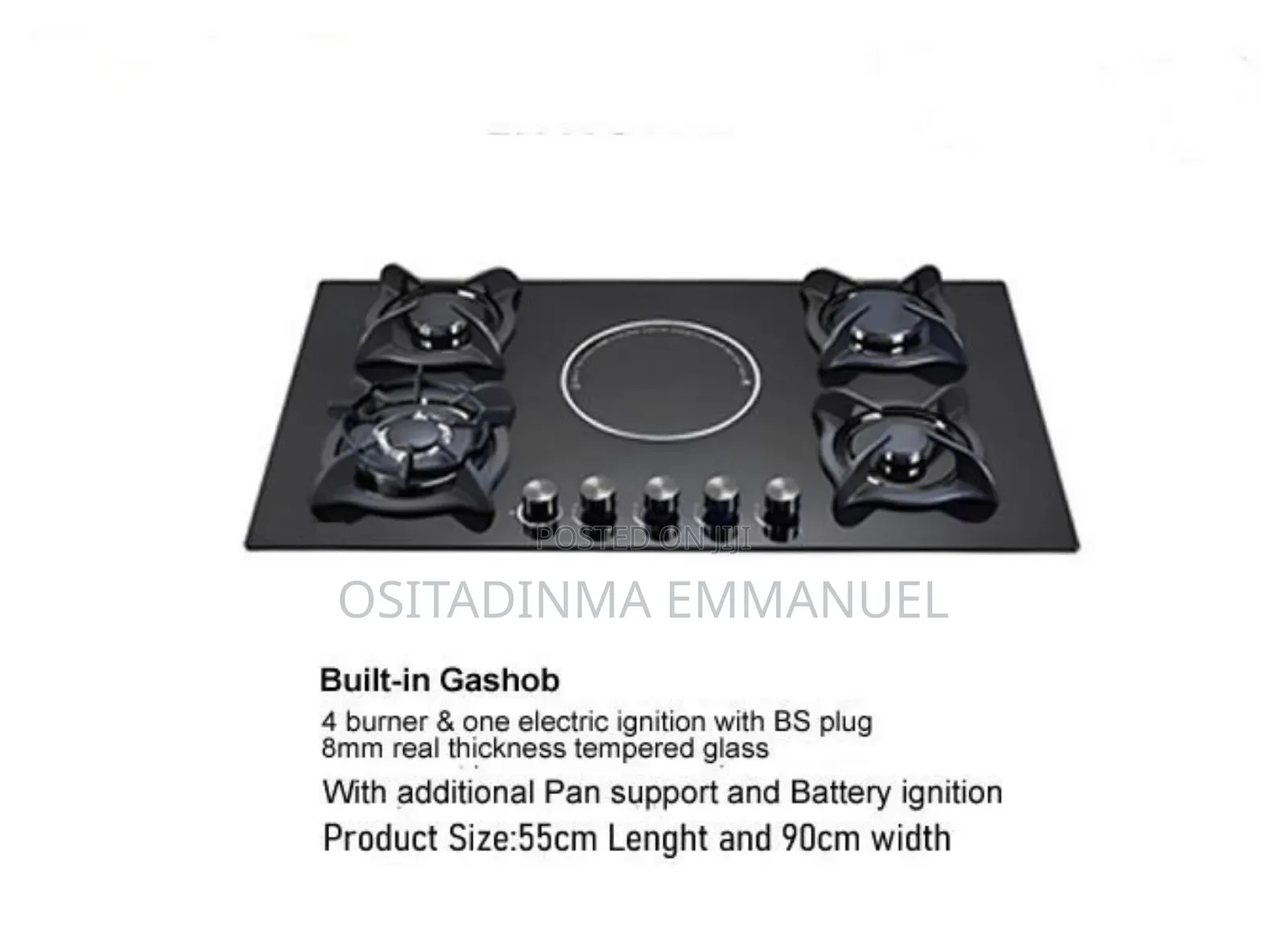 Inbuilt Cabinets Gas Cooker 90