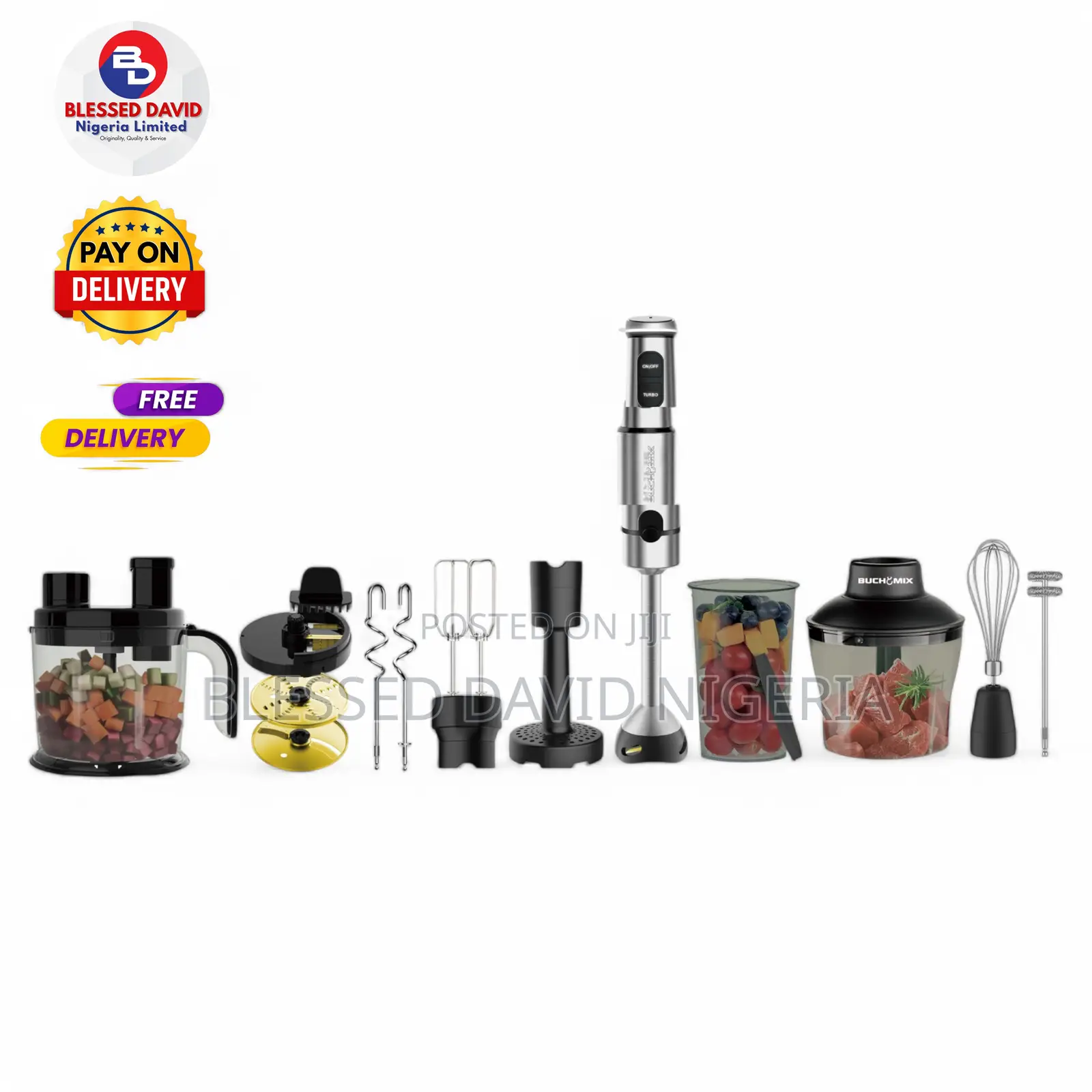 Buchymix 12 In One Multifunction Food Processor With Turbo