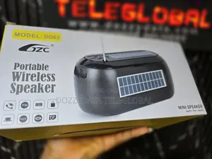 JZC DG63 Portable Solar Wireless Bluetooth Speaker