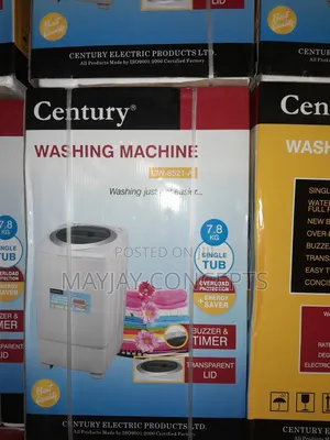 Century 7.8kg Single Tub Washing Machine-450w Energy Saving