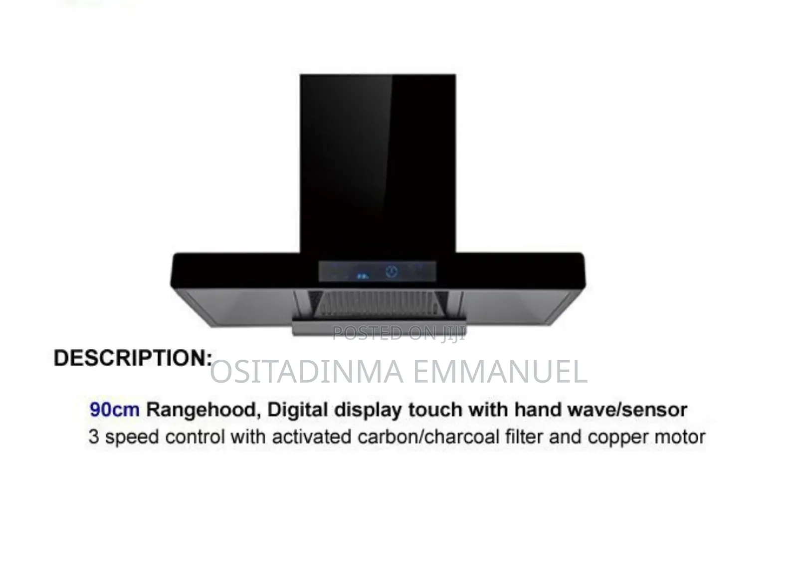 T Shaped 90 Cm Range Hood