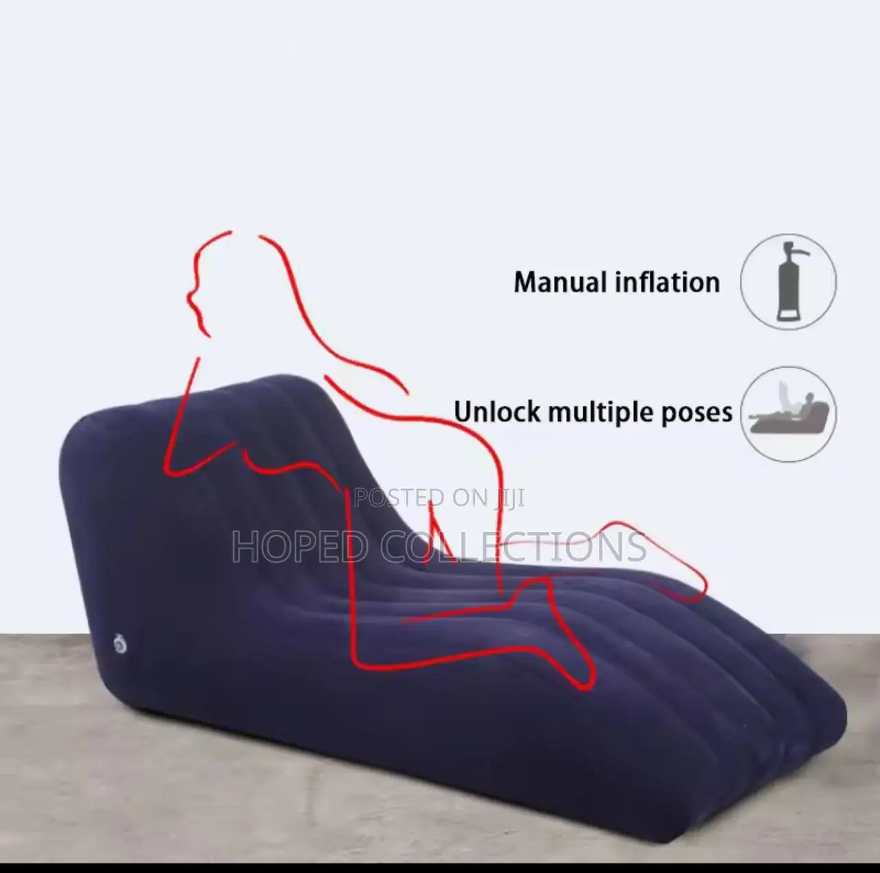 S-Shaped Inflatable Sofa