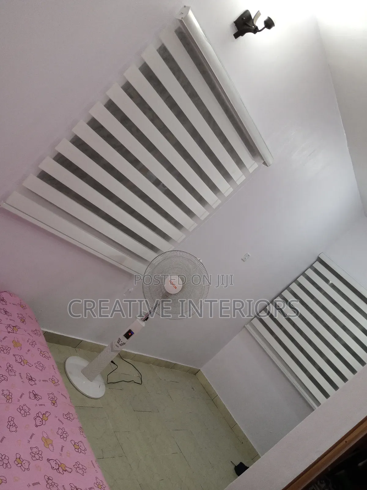 Plain White Day and Night Window Blinds