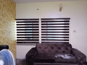 Plain Brown Day and Night Window Blinds
