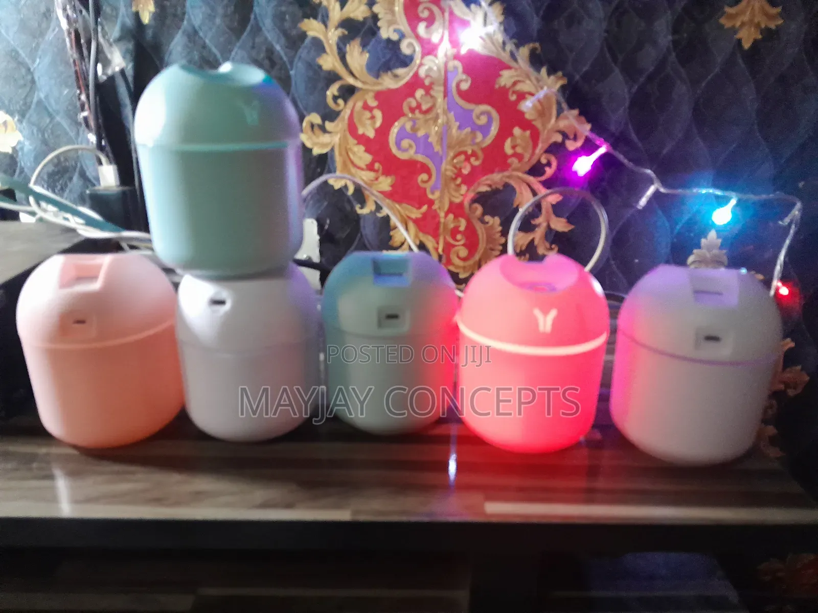 Air Humidifier Cute Aroma Diffuser With Night Light