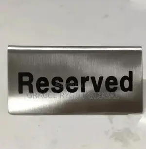 Reserved Table Sign