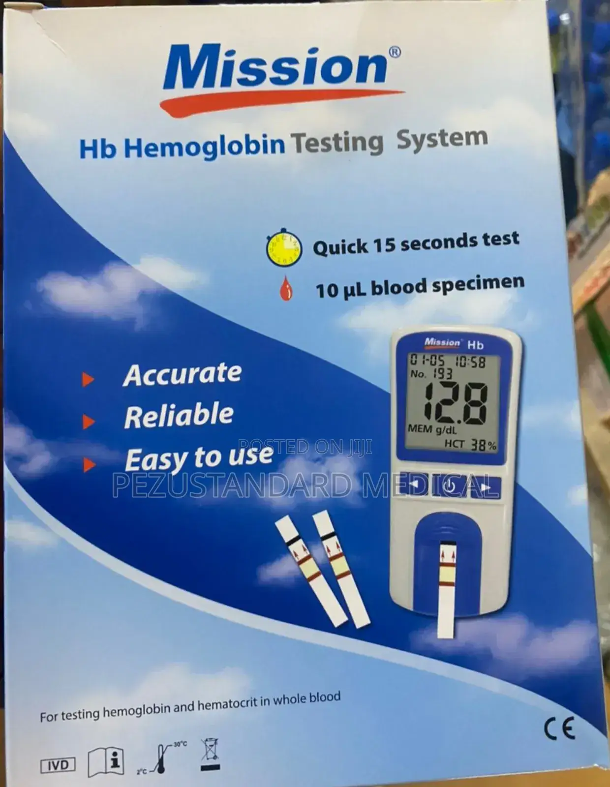 HB Hemoglobin Testing System