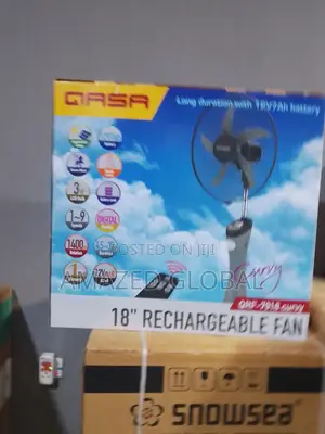 Brand New 18 Inches Rechargeable Fan QRF-7918