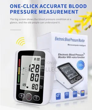 Electronic Blood Pressure Monitor With Voiced Function