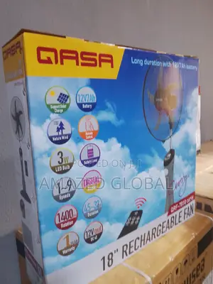 Introducing the New QASA 18" Rechargeable Fan With Remote
