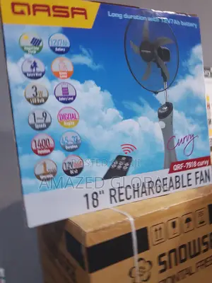 Introducing the New QASA Rechargeable Fan + 1 Year Waranty