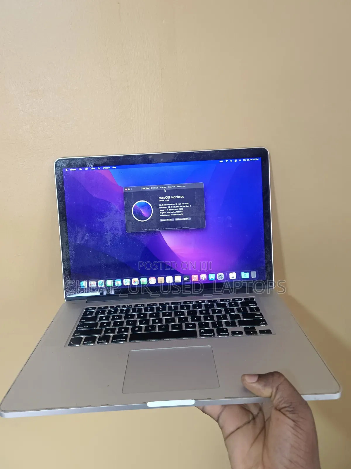 Laptop Apple MacBook Pro 2015 16GB Intel Core i7 SSD 256GB