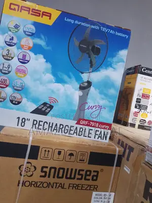 Original 18" QASA QFR-7918 Rechageable Fan