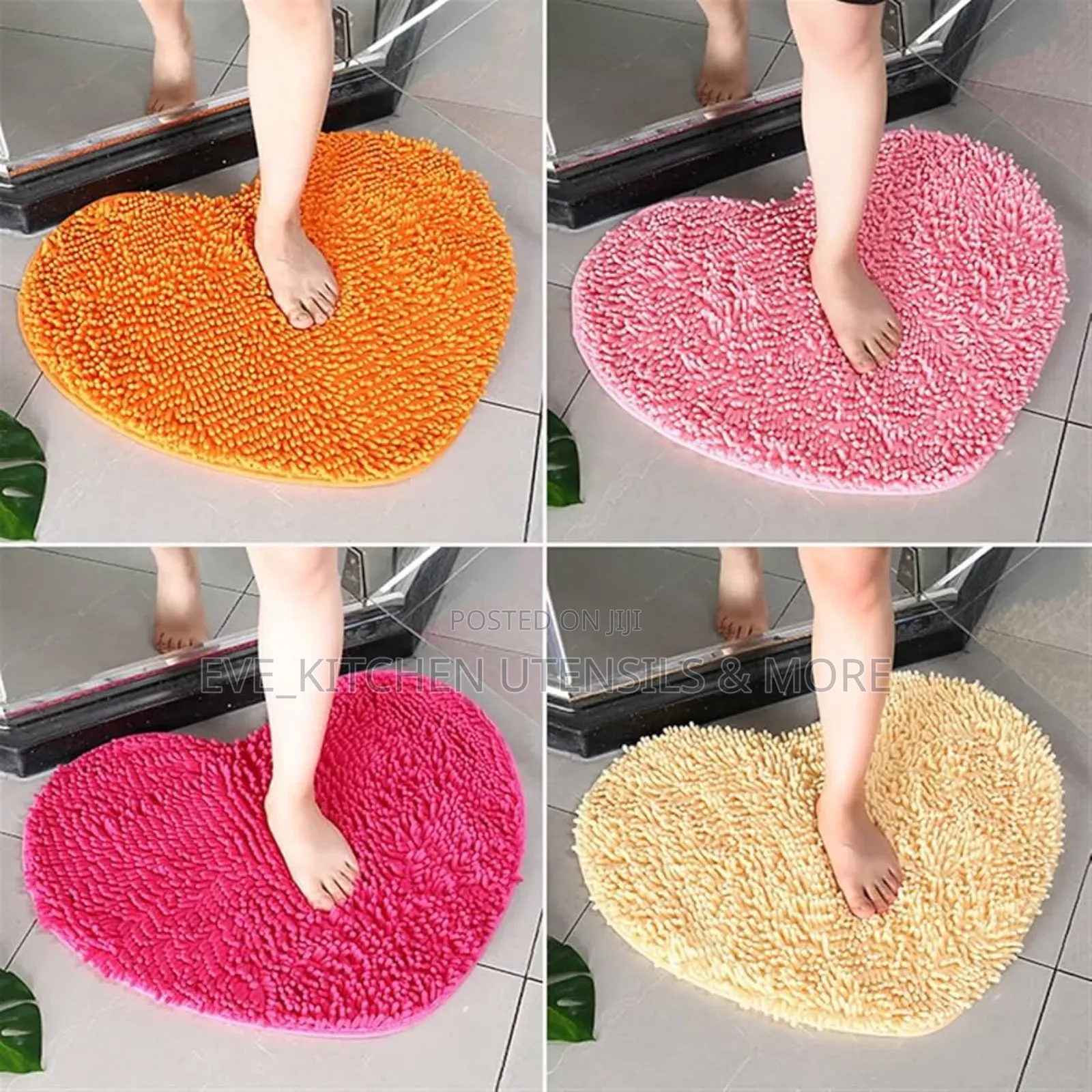 Heart Shape Footmat