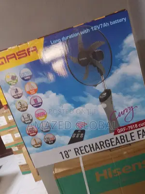 Affordable Long Duration QASA Rechargeable Fan With Timer