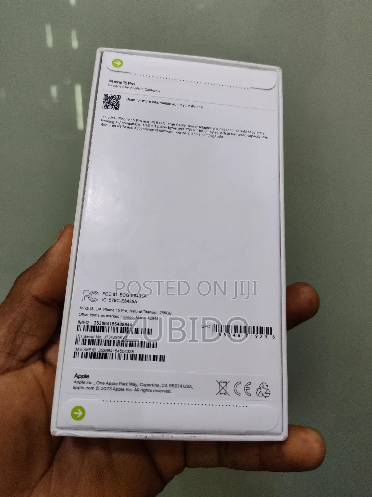 New Apple iPhone 15 Pro 256 GB Silver