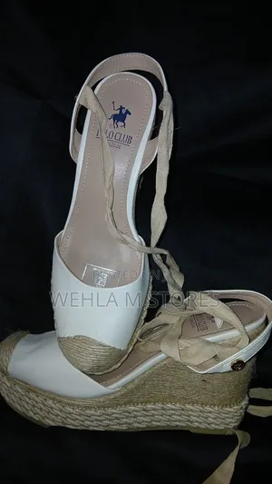 Espadrille Wedge With Strap-Up Closure